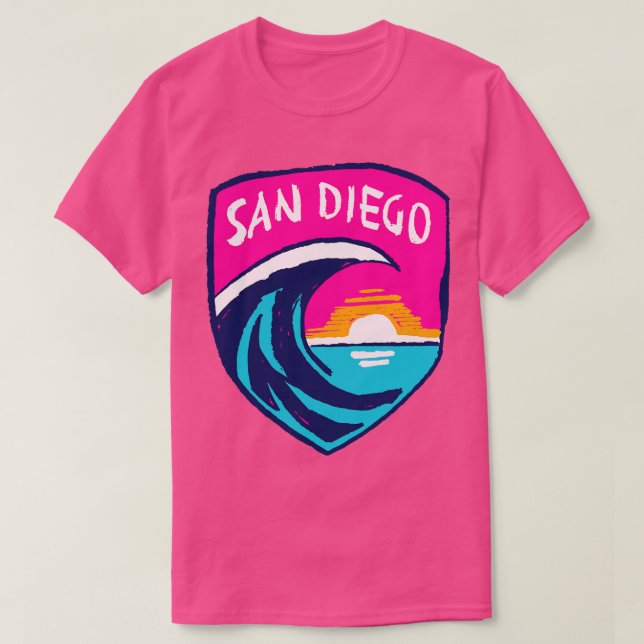 San Diego Waveeee T-Shirt (Design vorne)