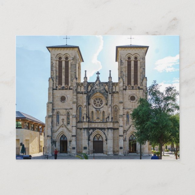 San Fernando Cathedral Postkarte (Vorderseite)