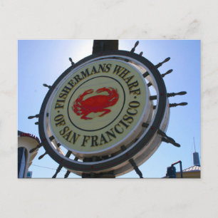 san fran wharf postkarte