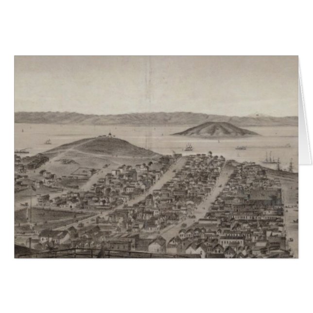 San Francisco, 1862 vom russischen Hügel (Vorderseite (Horizontal))