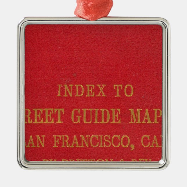 San Francisco 2 Ornament Aus Metall (Vorne)