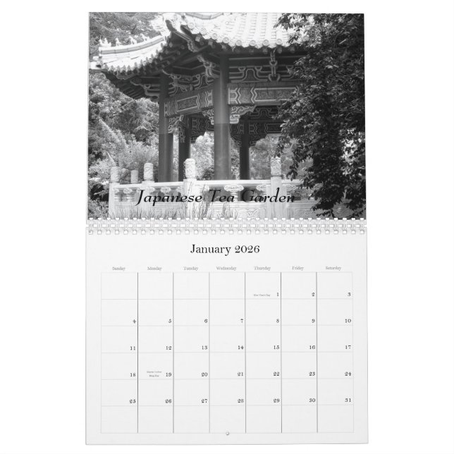 San Francisco, 2. Version 2008 Kalender (Jan 2026)