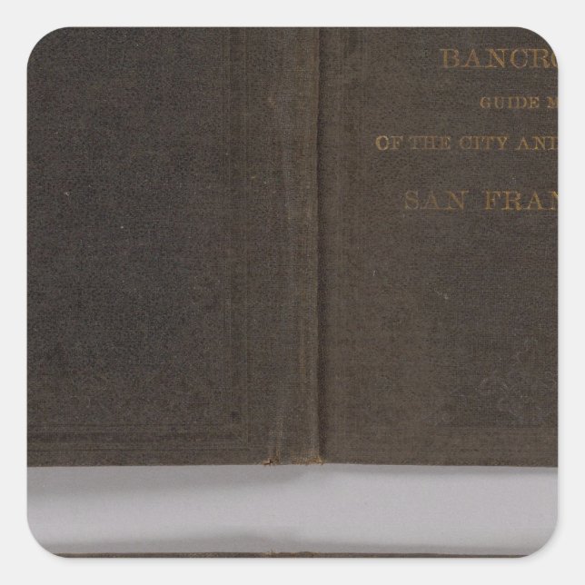 San Francisco 4 Quadratischer Aufkleber (Vorderseite)