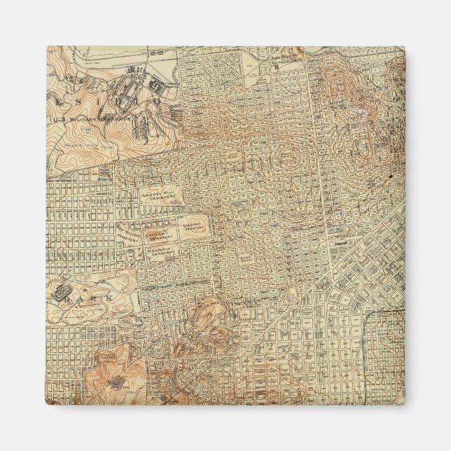 San Francisco 5 Magnet (Vorne)