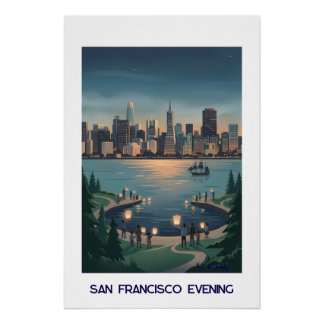 San Francisco Abend Poster