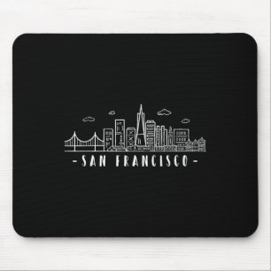San Francisco America Kalifornien Skyline Golden-g Mousepad