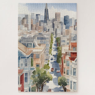 San Francisco Aquarell Puzzle