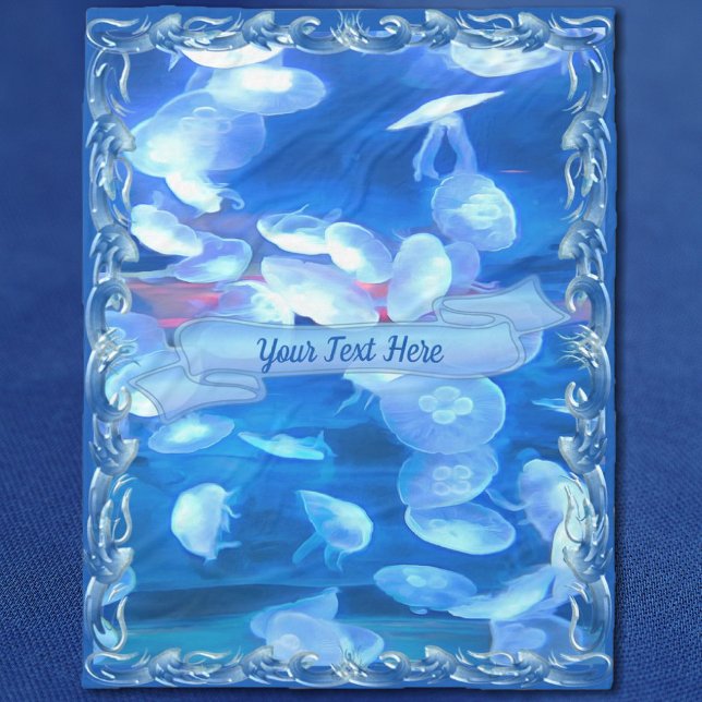 San Francisco Aquarium Jellyfish 0925 Fleecedecke (Von Creator hochgeladen)