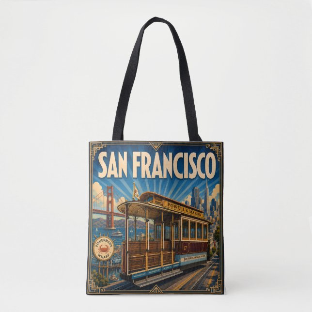 San Francisco Art Deco-Taschentuch (Vorderseite)