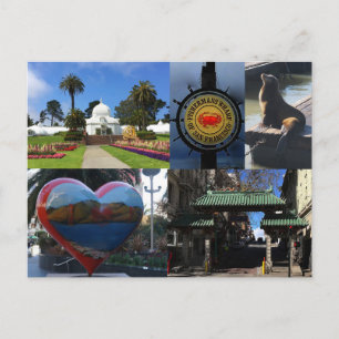 San Francisco Attraktionen #1 Postkarte