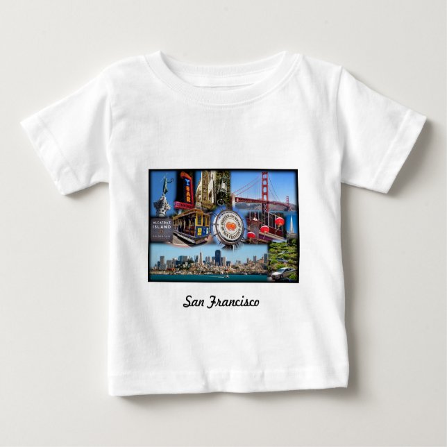 San Francisco Attraktionen Baby T-shirt (Vorderseite)