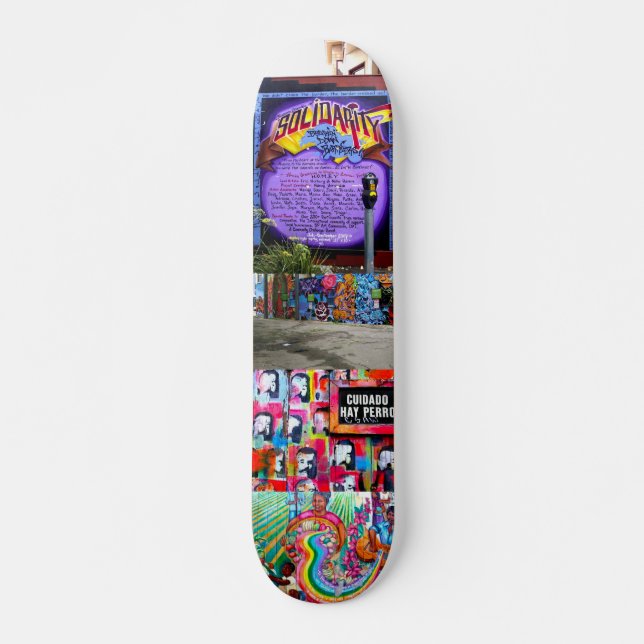 San Francisco Auftrag-Straßen-Kunst-Skateboard Skateboard (Vorne)