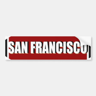 San Francisco Autoaufkleber