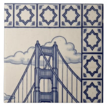 San Francisco Azulejo-Mural 2 von 6 oben rechts