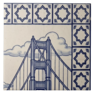 San Francisco Azulejo-Mural 2 von 6 oben rechts Fliese
