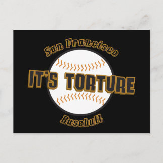 San Francisco Baseball Das ist Folterkarte Postkarte