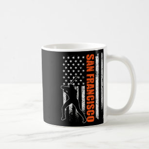 San Francisco Baseball-Flagge USA Vintage Patrioti Kaffeetasse