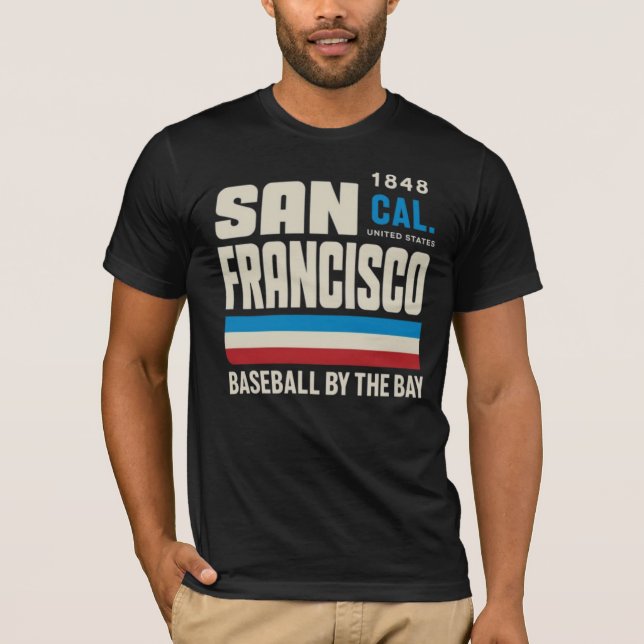 San Francisco Baseball Inspired Graphic T-Shirt (Vorderseite)