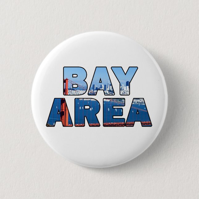 San Francisco Bay Area Button (Vorderseite)