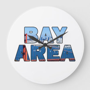 San Francisco Bay Area Große Wanduhr