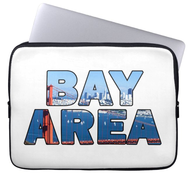San Francisco Bay Area Laptopschutzhülle (Vorderseite)