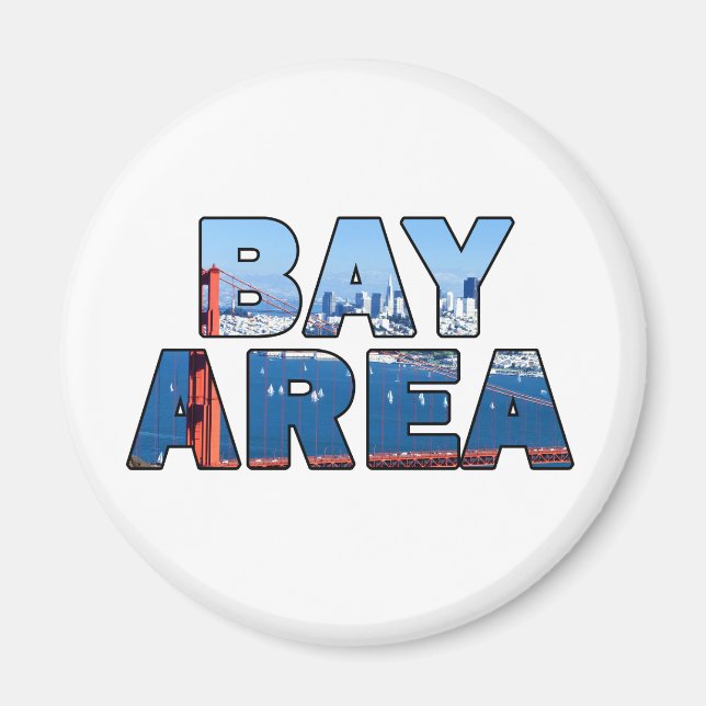 San Francisco Bay Area Magnet (Vorne)