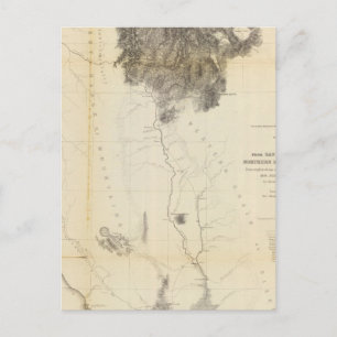 San Francisco Bay bis N Grenze Kaliforniens Postkarte