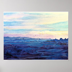 San Francisco Bay, Blue Angels 1984 Poster