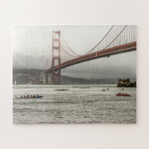 San Francisco Bay California Auslöser Kanurennen Puzzle