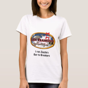 San Francisco Bay mit personalisierten Wörtern T-Shirt