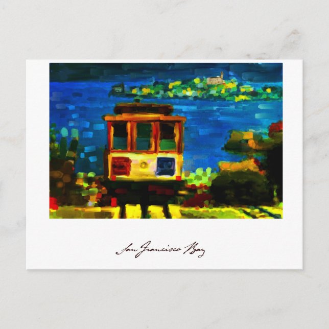 San Francisco Bay Postkarte (Vorderseite)