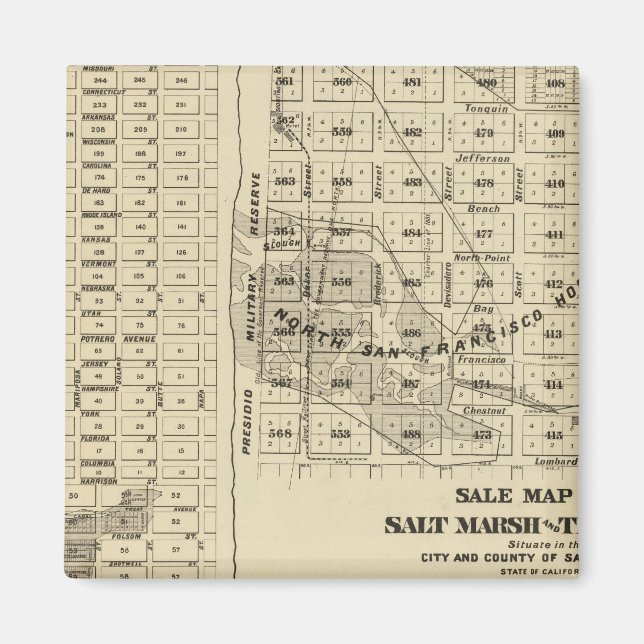 San Francisco Bay Salt Marsh 2 Magnet (Vorne)