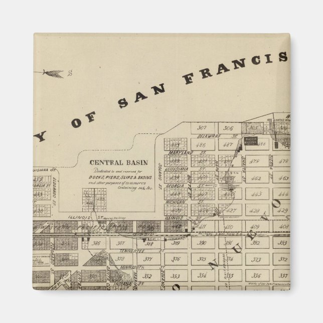 San Francisco Bay Salt Marsh Magnet (Vorne)