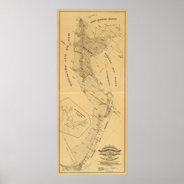 San Francisco Bay Salt Marsh Poster (Vorne)
