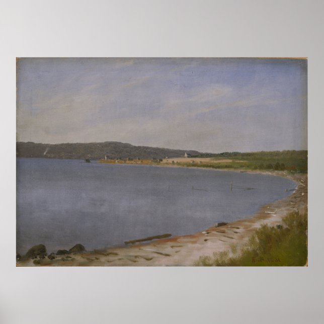 San Francisco Bay von Albert Bierstadt Poster (Vorne)