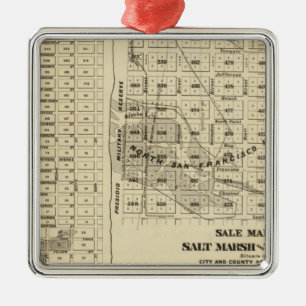 San- Francisco Baysalz-Sumpf 2 Ornament Aus Metall