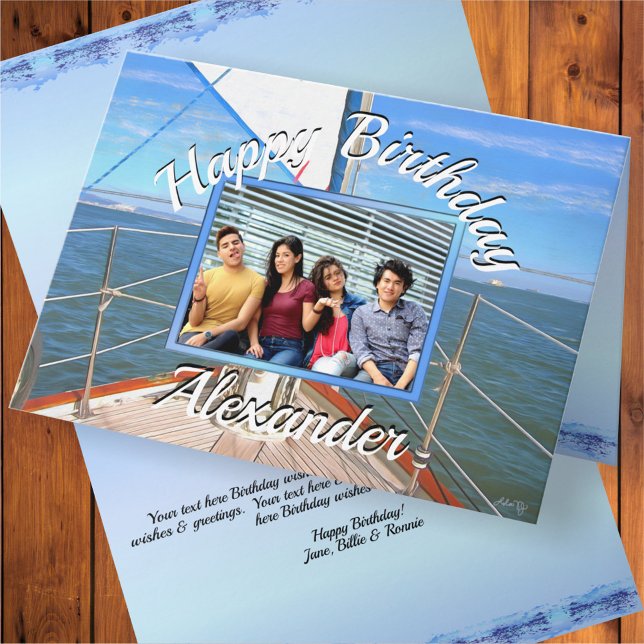 San Francisco Birthday Sailing 0869 Karte (Von Creator hochgeladen)