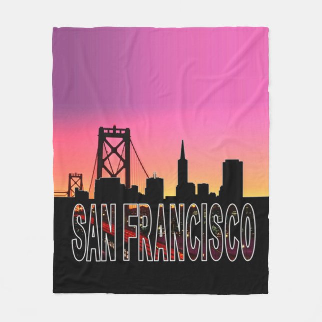 San Francisco Blanket Fleecedecke (Vorderseite)