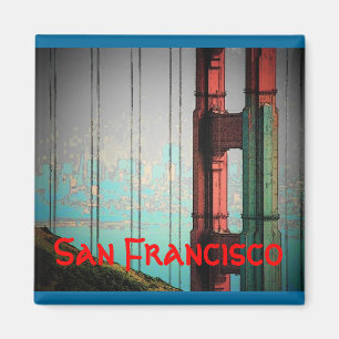 San Francisco (blauer) Magnet