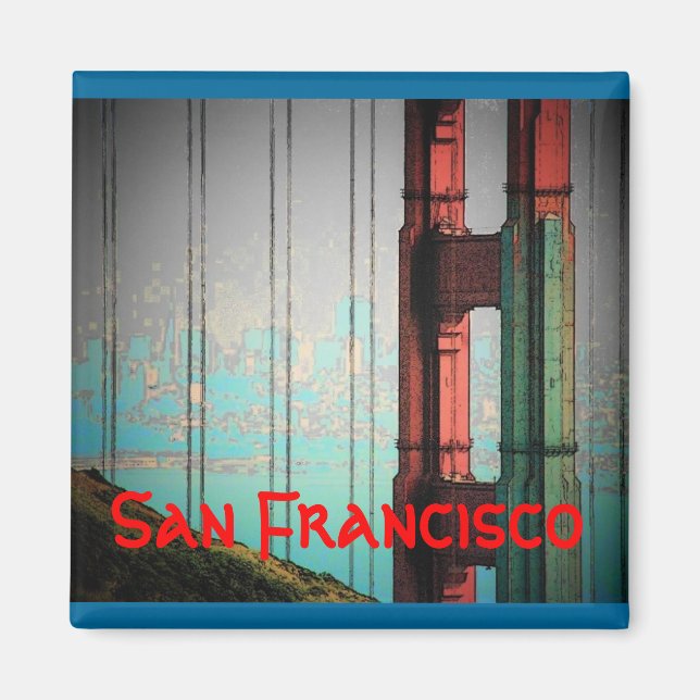 San Francisco (Blue) Magnet (Vorne)