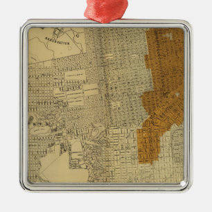 San Francisco brannte Bereich, 1906 Ornament Aus Metall