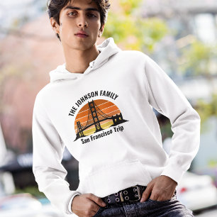 San Francisco Bridge Sunset Custom Trip Hoodie