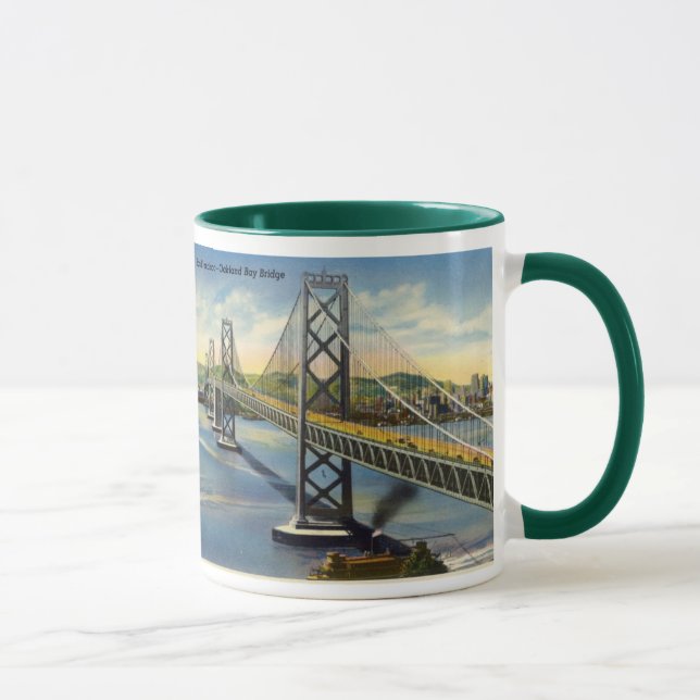 SAN FRANCISCO - BRIDGE-Tasse OAKLAND BAY Tasse (Rechts)