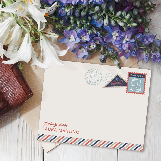 San Francisco Briefpapier mit Poststempel-Motiven  (Von Creator hochgeladen)