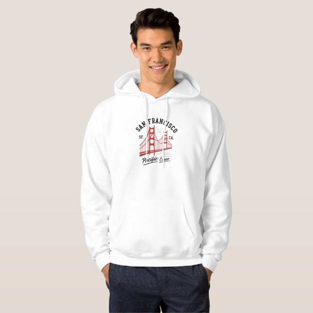 San Francisco Brücke Hoodie (Vorne ganz)