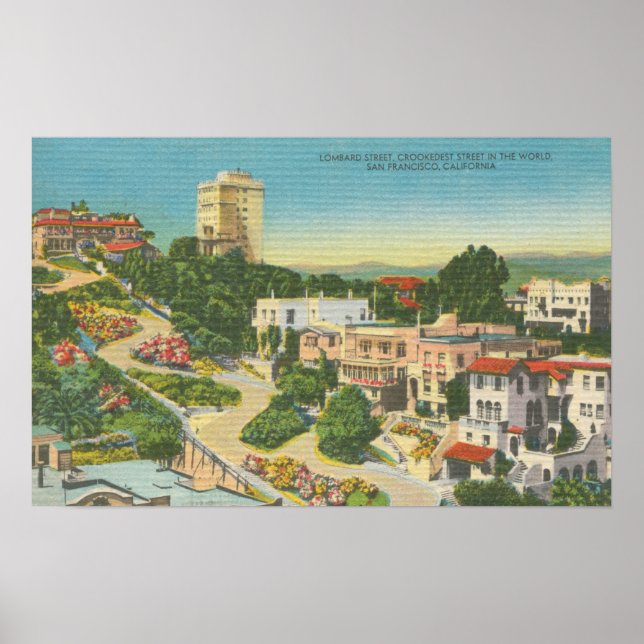 San Francisco, CA 3 Poster (Vorne)