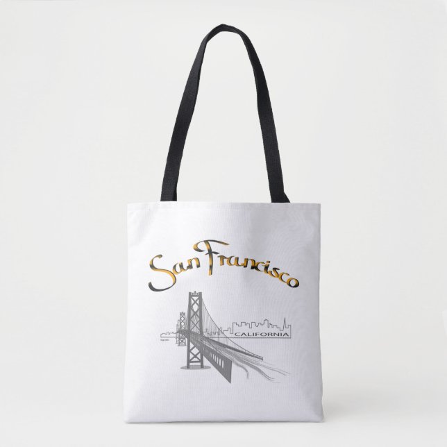 San Francisco, CA, Black, Gold, Cool (Vorderseite)