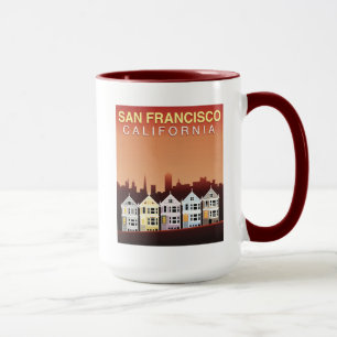 San Francisco, CA die gemalten Damen Tasse