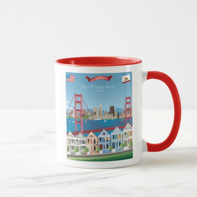 San Francisco, CA | die Stadt durch die Bucht Tasse (Rechts)