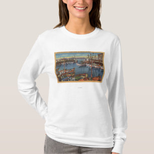 San Francisco, CA-Fischereiflotte am Fischer T-Shirt